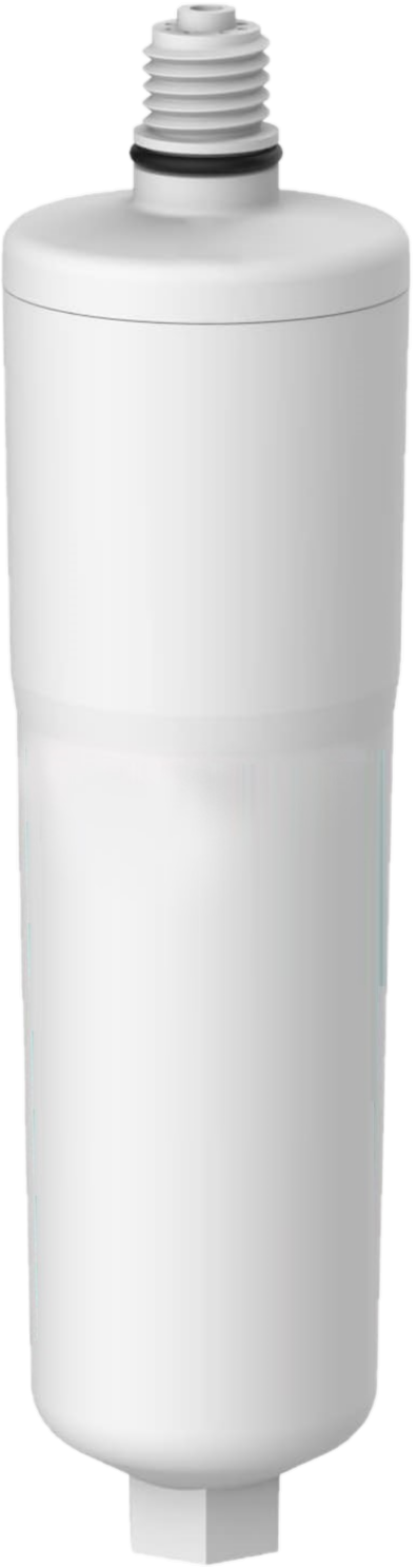 KSCALC scale inhibitor replacement cartridge for hot water systems, USDA food-safe, BPA-free, 10 GPM flow rate